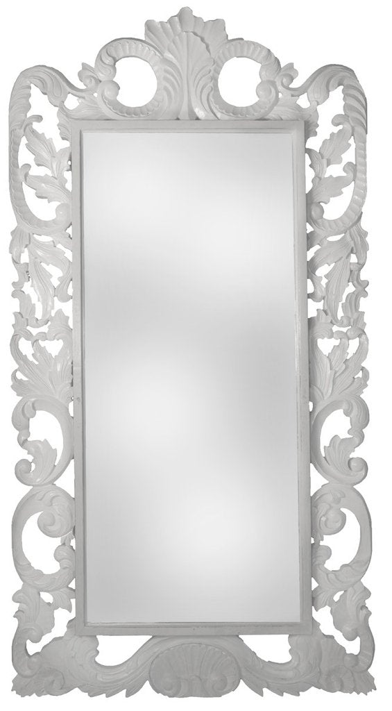Sensey Mirror (Distressed White)-abc