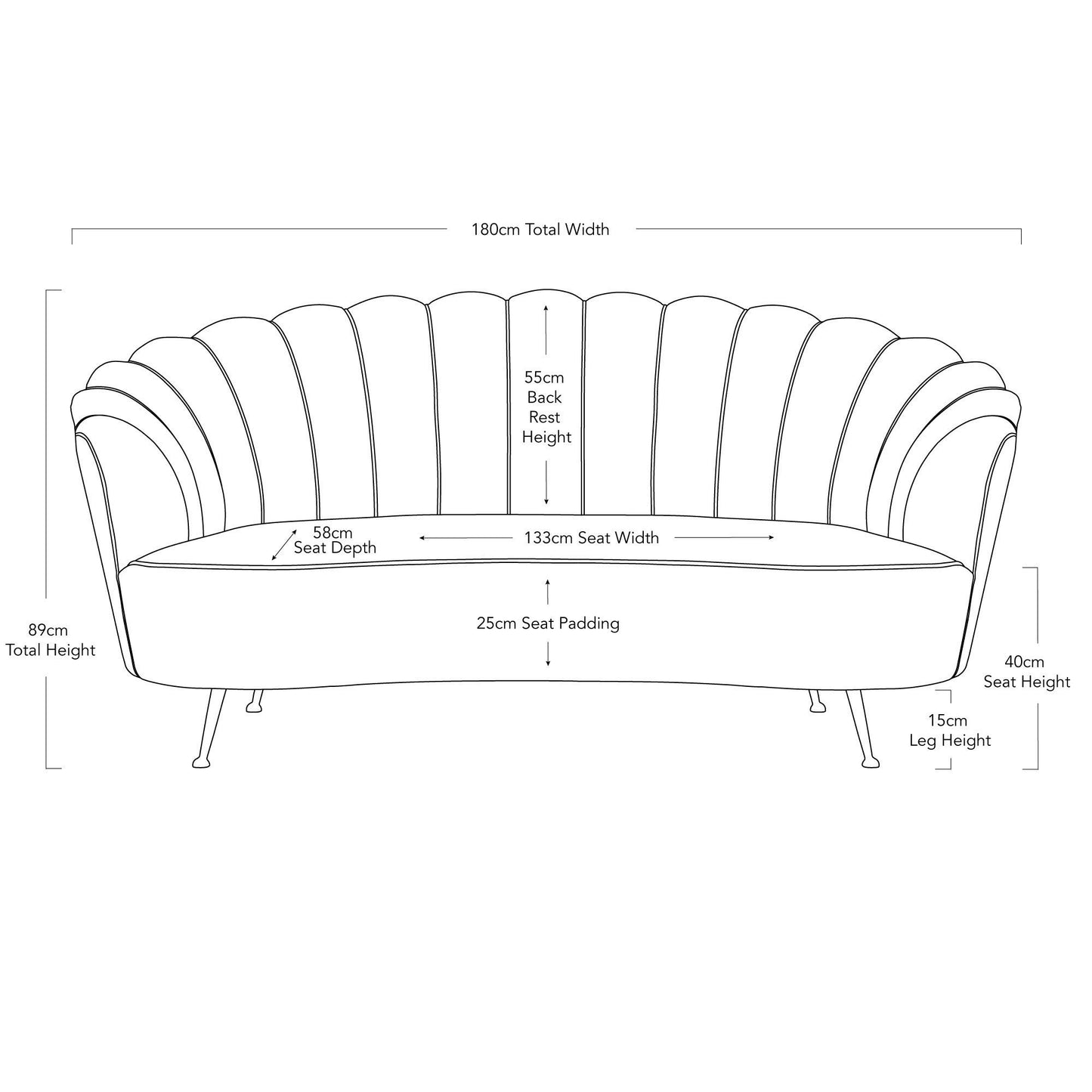 Black Shell Sofa-abc