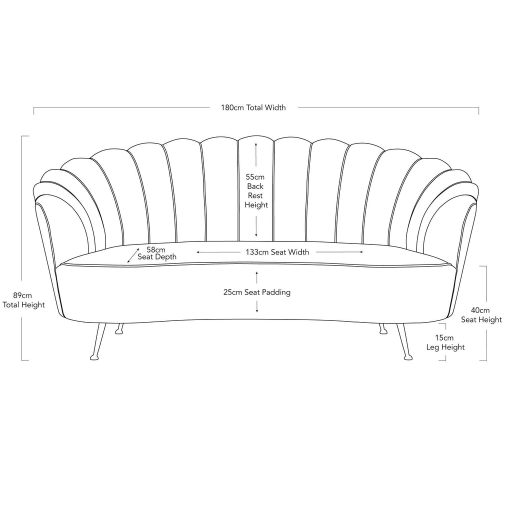 Charcoal Shell Sofa-abc