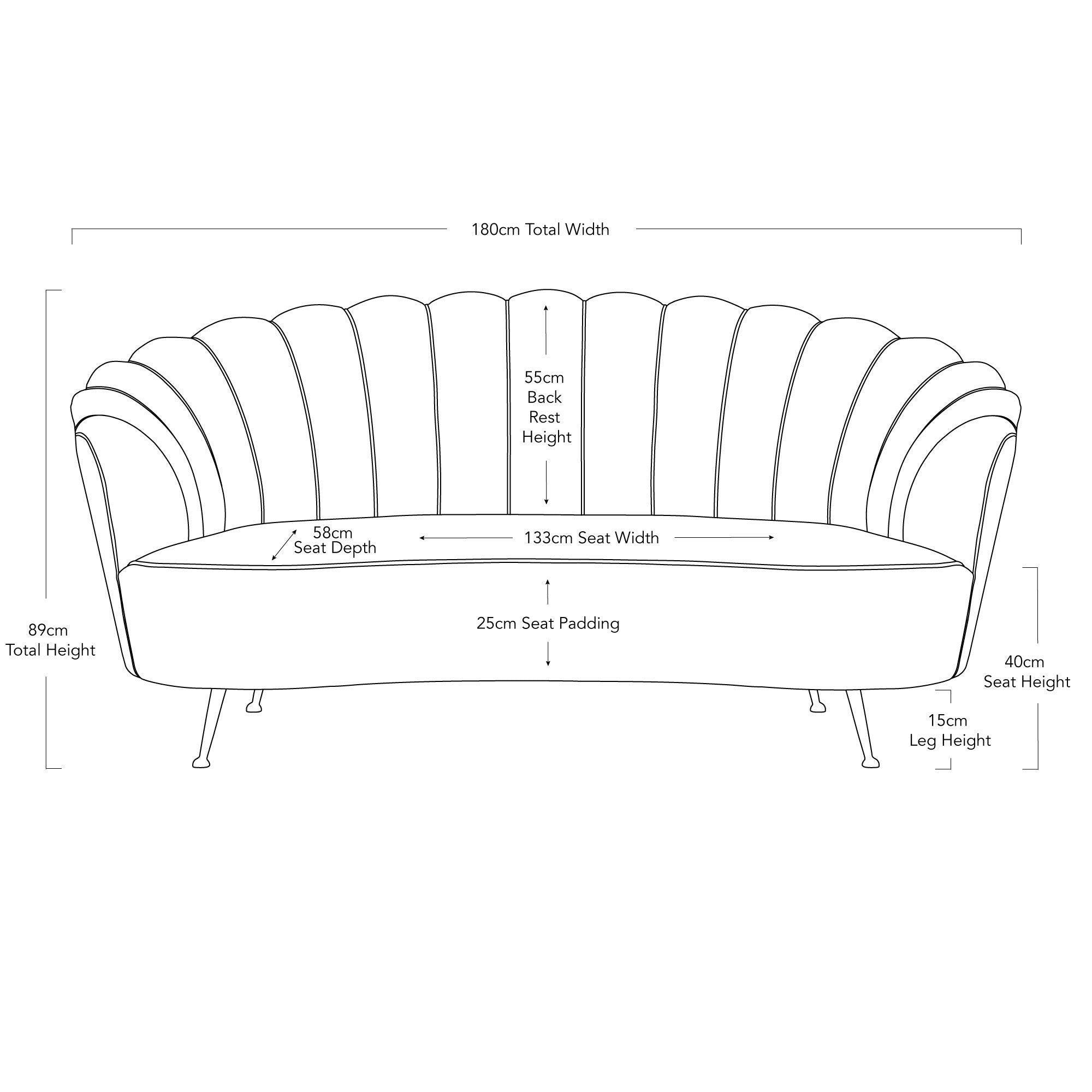 Silver Shell Sofa-abc