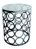 CIRCLES SIDE TABLE - Dark Bronze-abc