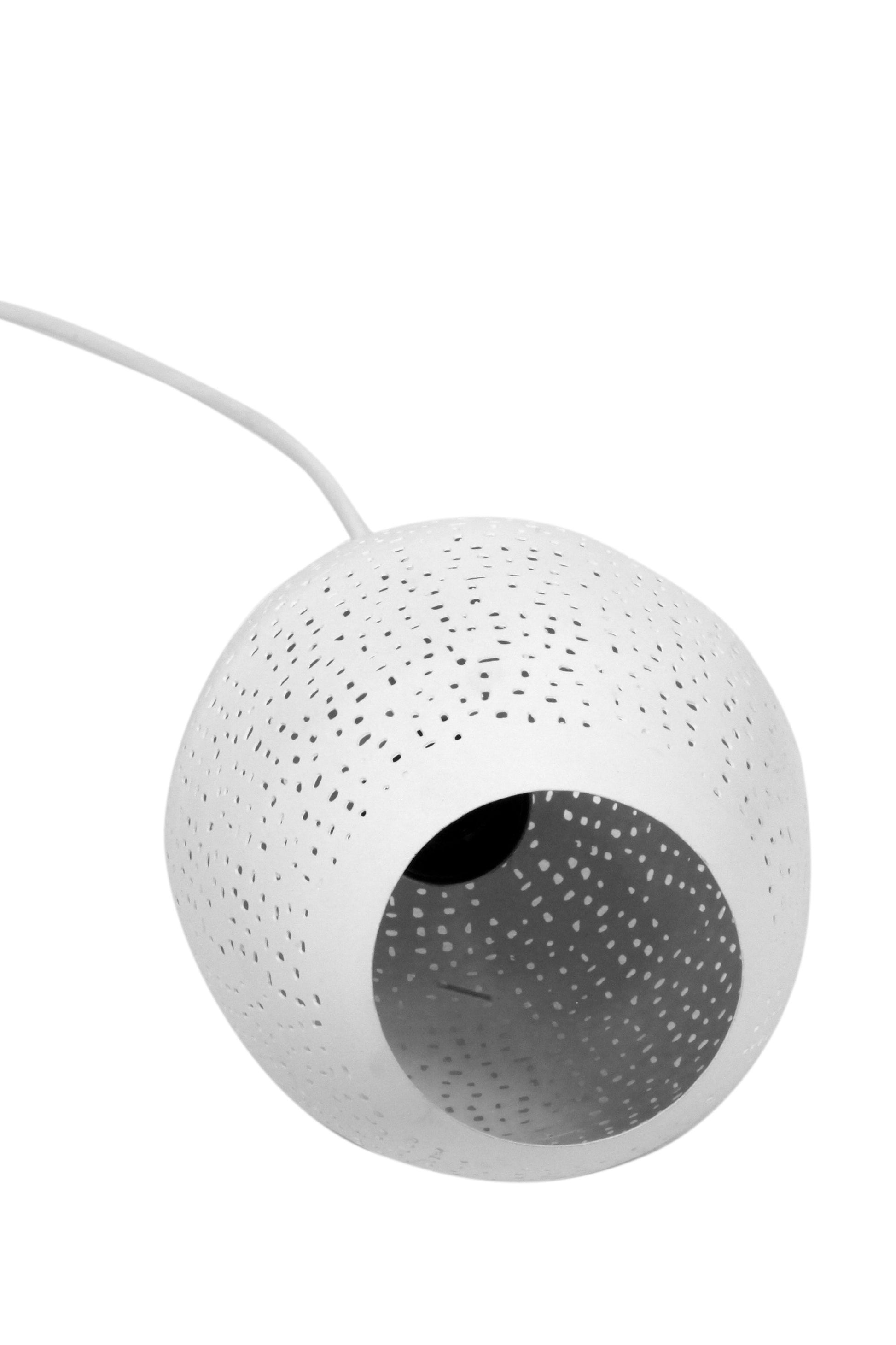 Stella - White - Perforated Balloon Pendant Light-abc