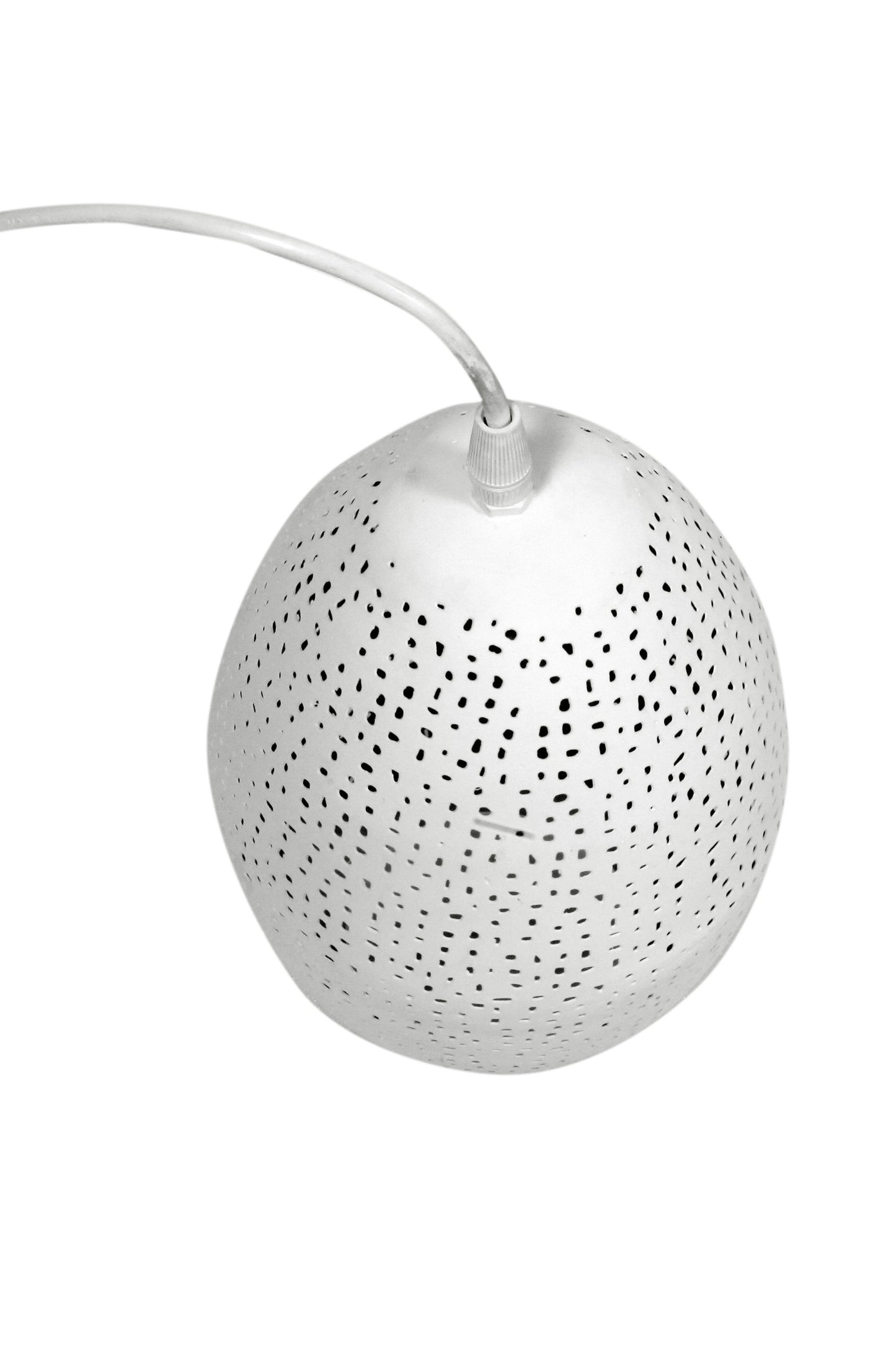 Stella - White - Perforated Balloon Pendant Light-abc
