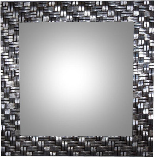 Basket Weave Mirror (Pewter)-abc