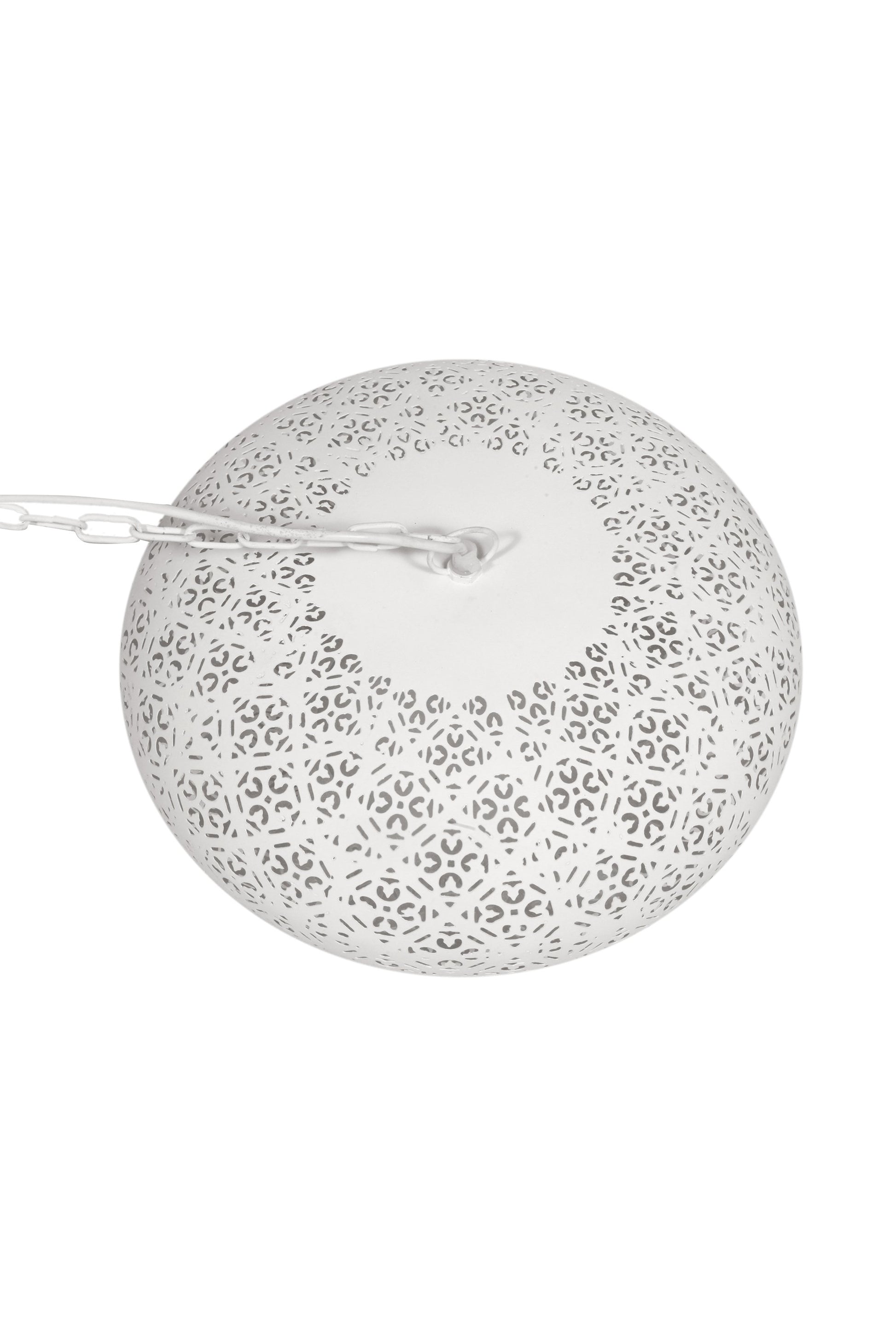 Titan - White - Perforated Ellipse Pendant Light-abc