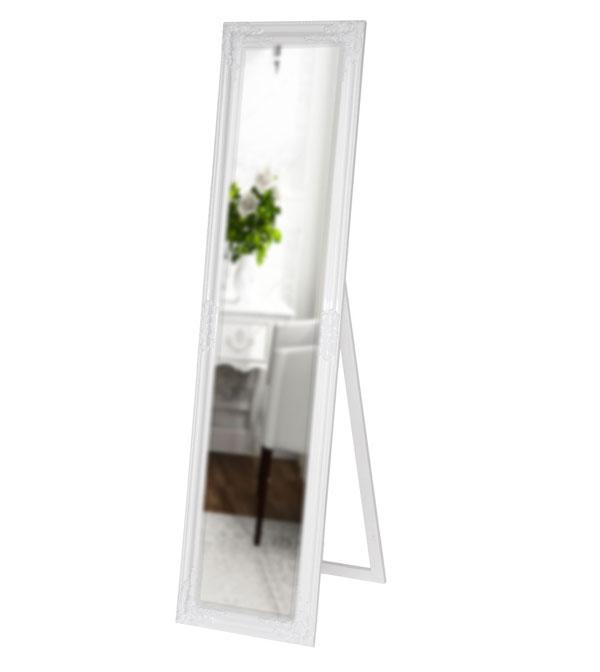 Tuscany Ornate Mirror Stand White-abc
