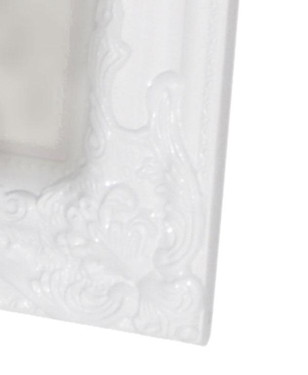 Tuscany Ornate Mirror Stand White-abc