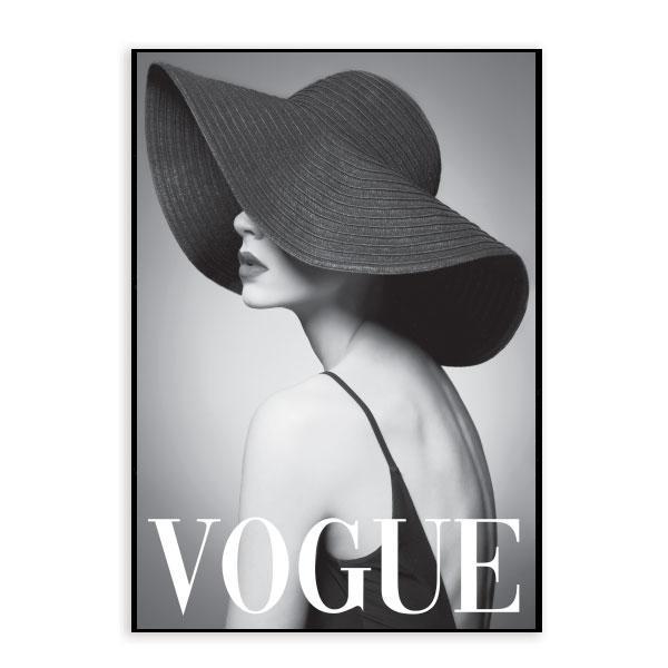 Vogue Set of 12 Framed Canvas Art Prints-abc