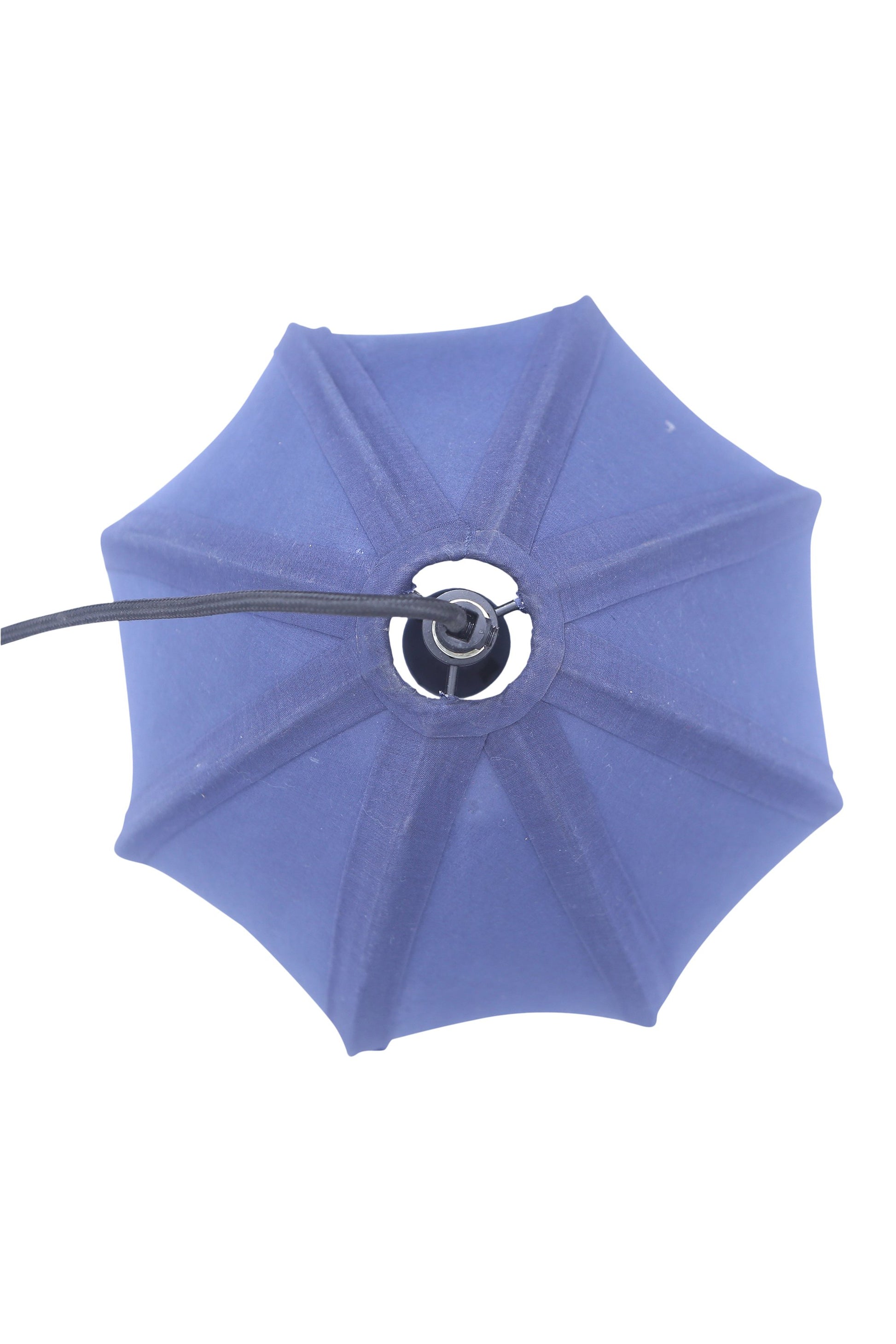 Urchin - Blue - Cotton Lantern Pendant Light-abc