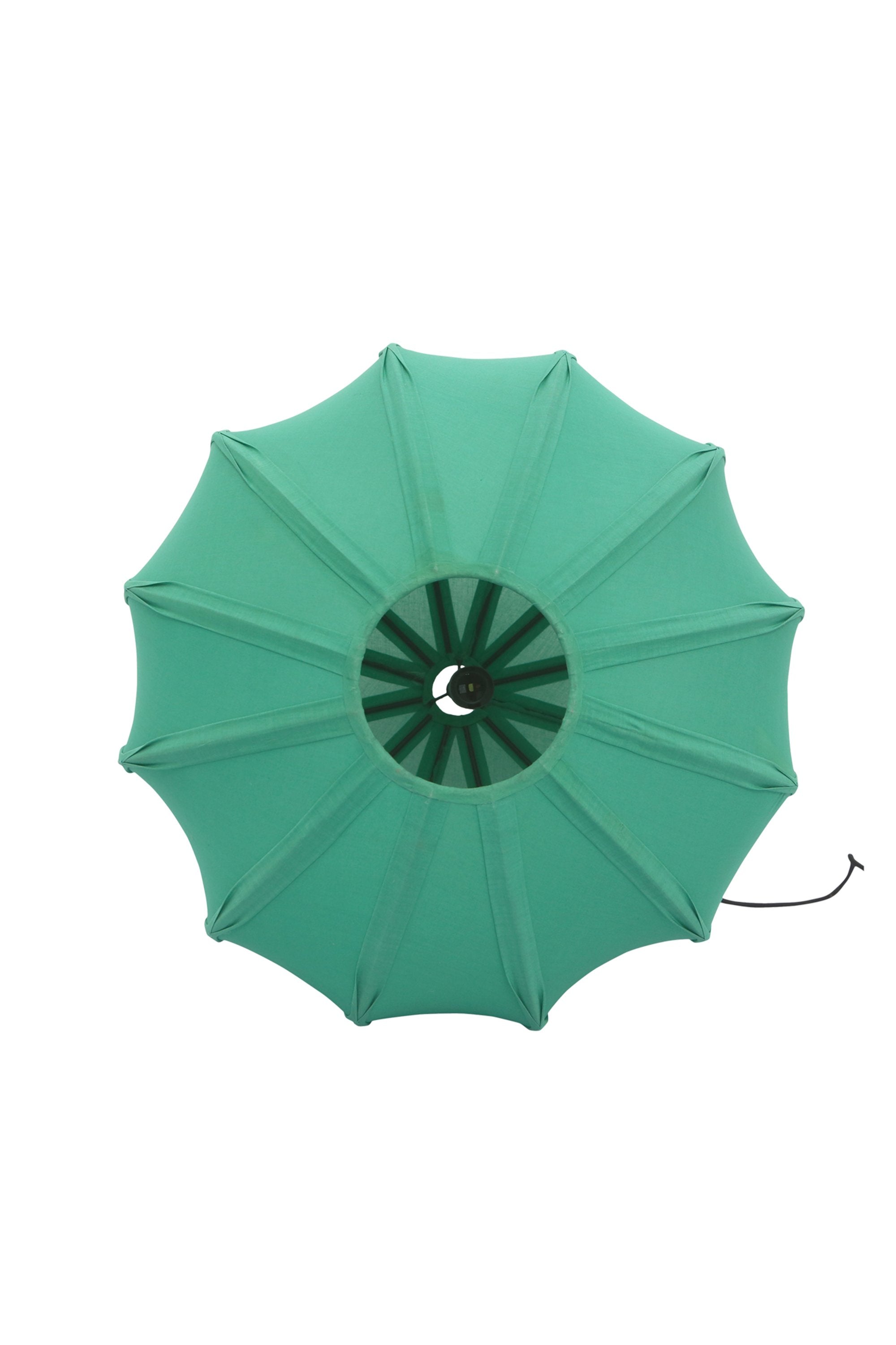 Urchin Large - Jade Green - Cotton Lantern Pendant Light-abc
