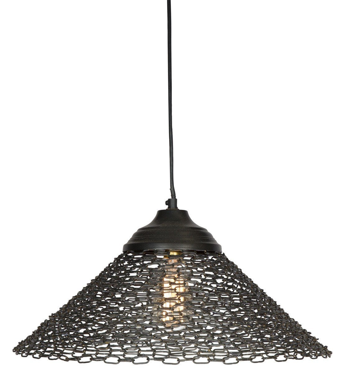 Chain Link Iron Pendant Light Large-abc