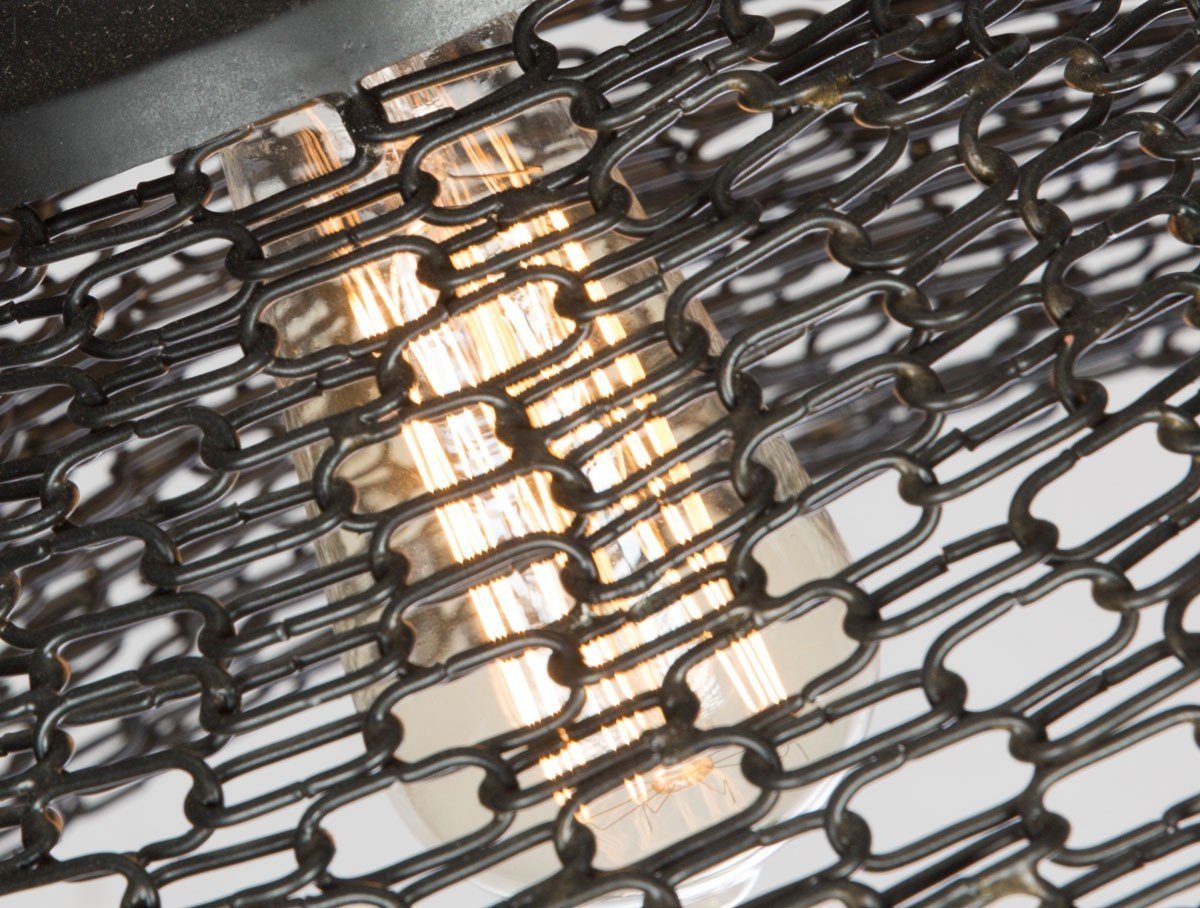 Chain Link Iron Pendant Light Large-abc