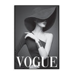 Vogue Set of 12 Framed Canvas Art Prints-abc