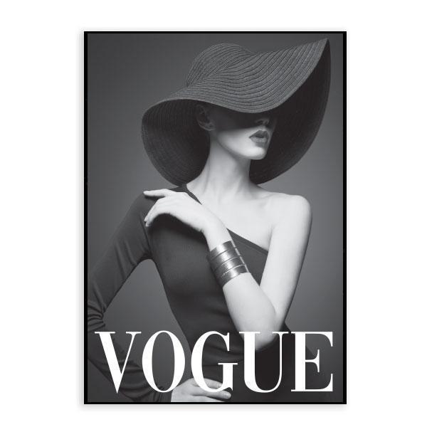 Vogue Set of 12 Framed Canvas Art Prints-abc