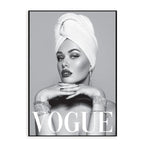 Vogue Set of 12 Framed Canvas Art Prints-abc