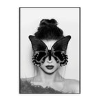 Vogue Set of 12 Framed Canvas Art Prints-abc