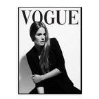 Vogue Set of 12 Framed Canvas Art Prints-abc