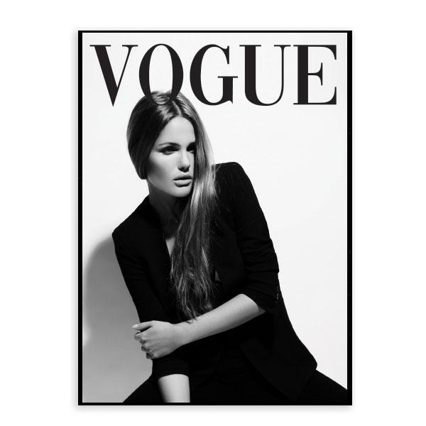 Vogue Set of 12 Framed Canvas Art Prints-abc