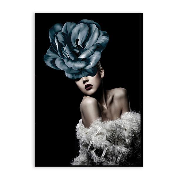 Vogue Set of 12 Framed Canvas Art Prints-abc