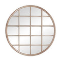Walter Wall Mirror Brushed Wood-abc