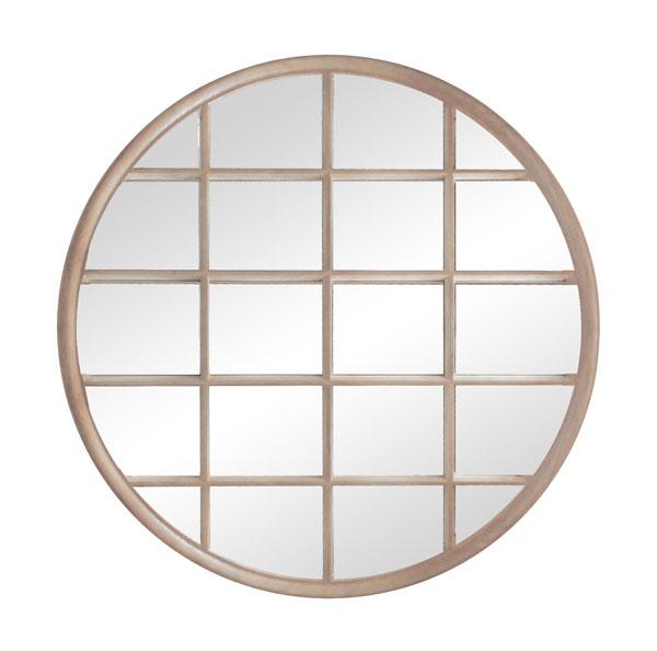 Walter Wall Mirror Brushed Wood-abc