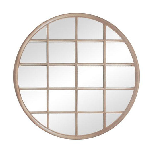 Walter Wall Mirror Brushed Wood-abc