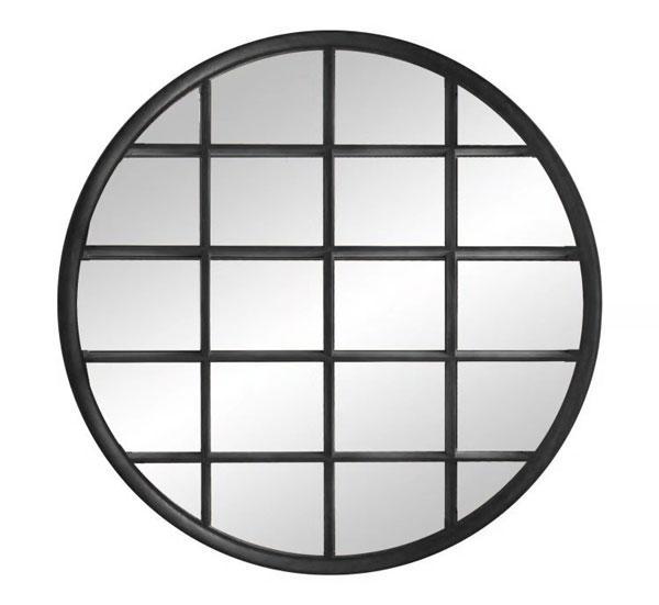 Walter Wall Mirror Matt Black-abc