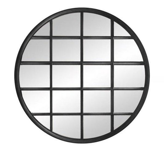 Walter Wall Mirror Matt Black-abc