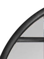 Walter Wall Mirror Matt Black-abc