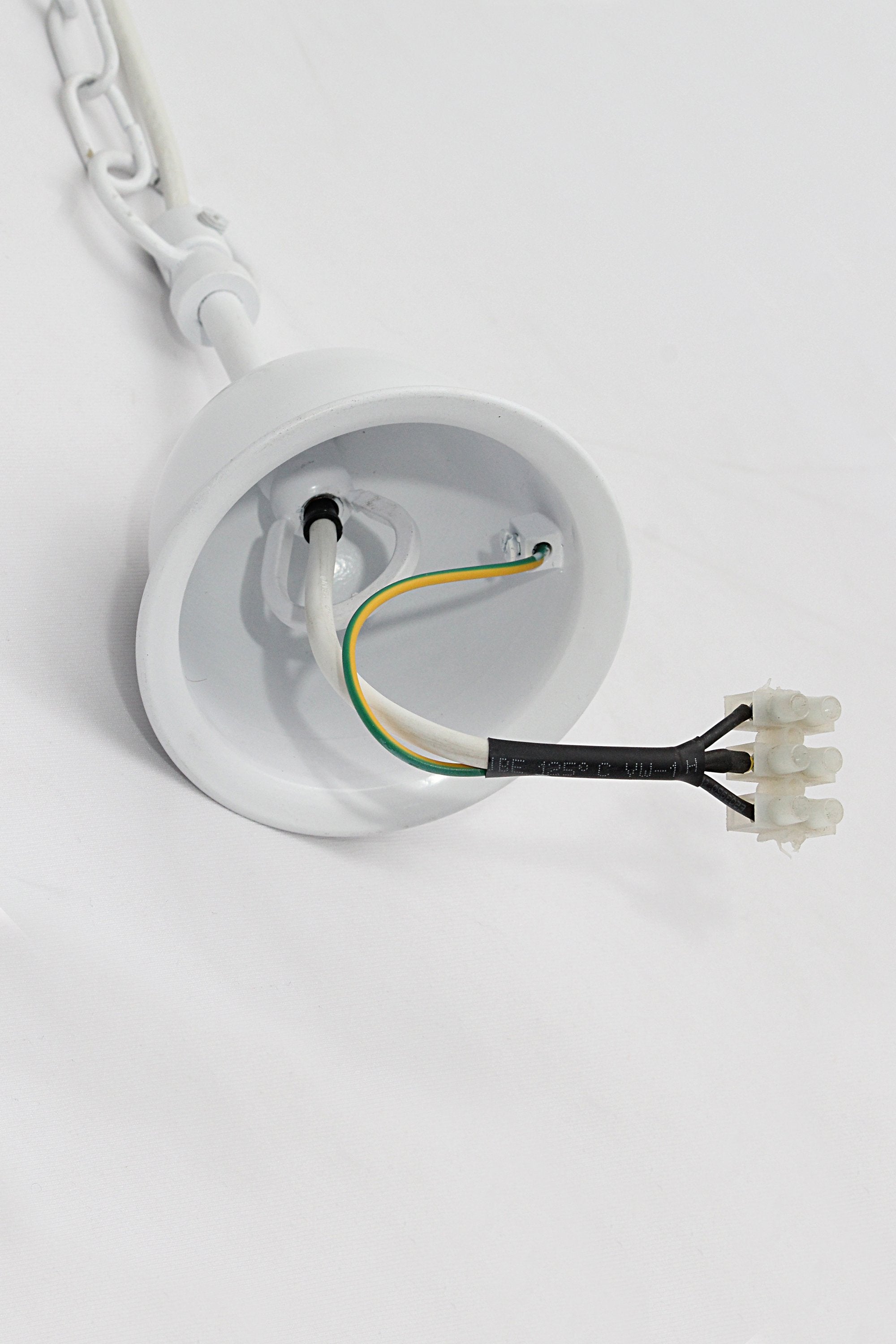 Cray Dome - White - Wire Weave Dome Pendant Light-abc