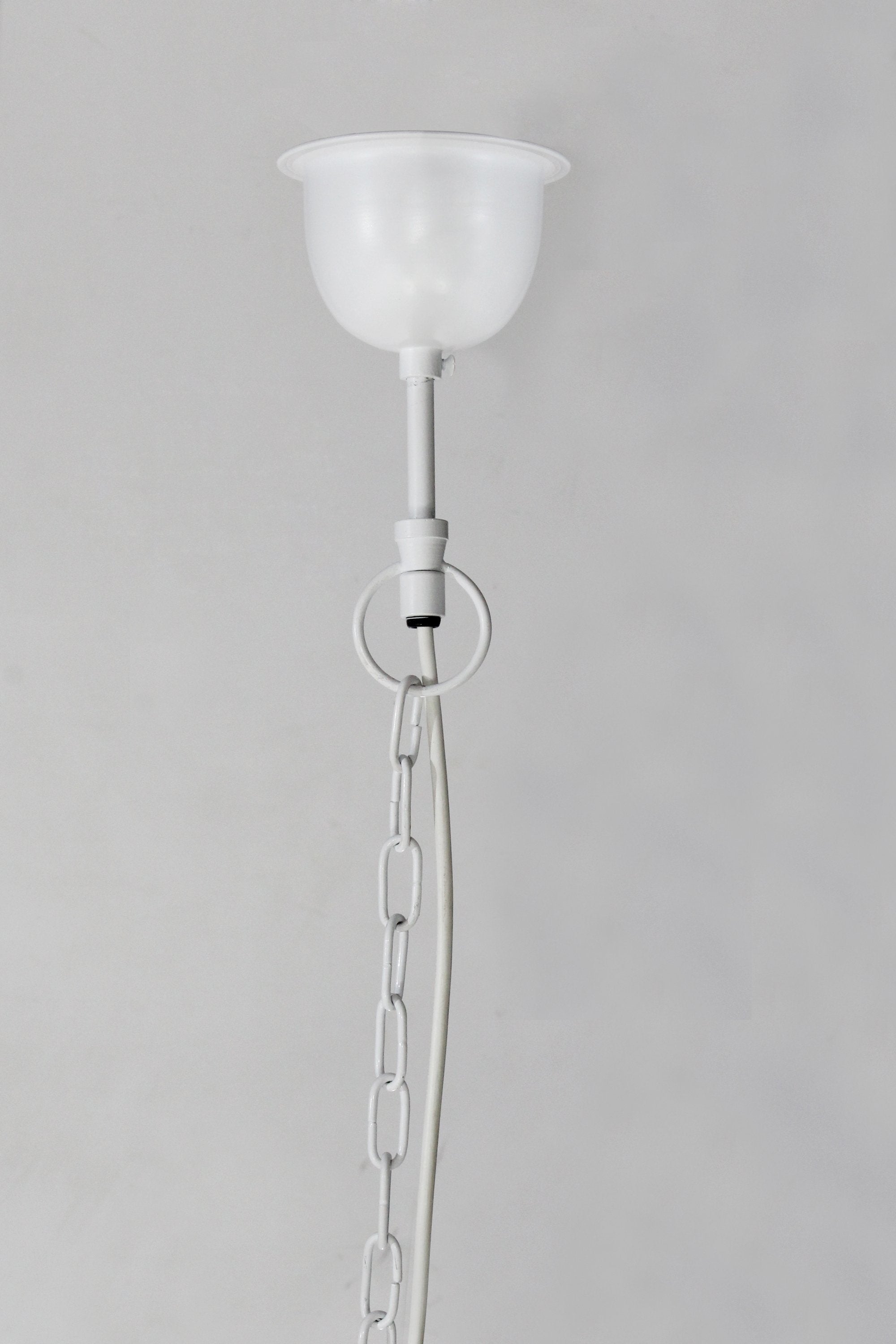 Cray Ball Small - White - Wire Weave Ball Pendant Light-abc