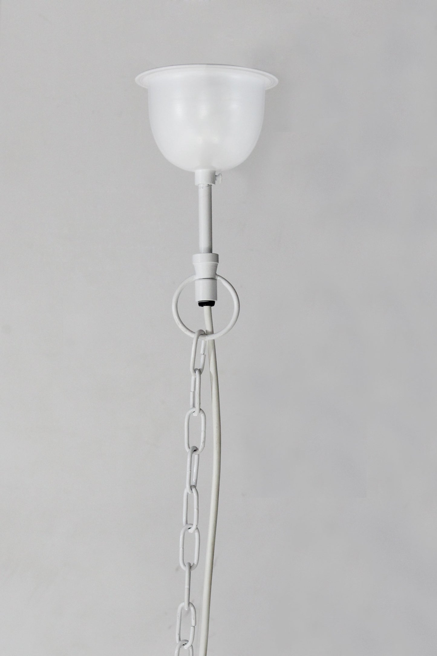 Cray Ball Medium - White - Wire Weave Ball Pendant Light-abc