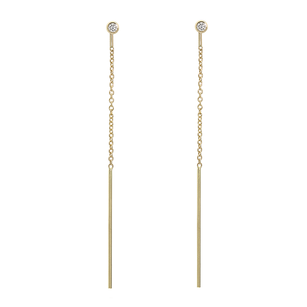 DIAMOND THREADER EARRINGS, WHITE-abc