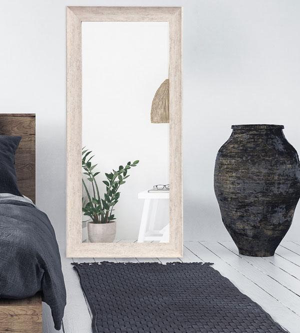 Willow Mirror Rustic Beach Wood 150cm-abc