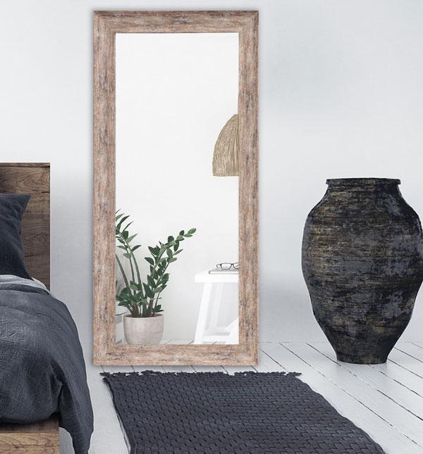 Willow Mirror Rustic Brown 150cm-abc