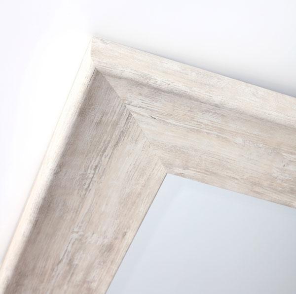 Willow Mirror Rustic Beach Wood 110cm-abc