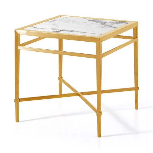 Georgian Side Table Marble Gold-abc