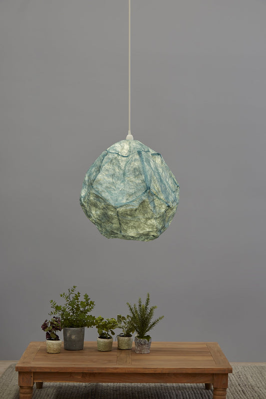 Stratus - Sky Blue - Ball Cloud Paper Pendant Light-abc