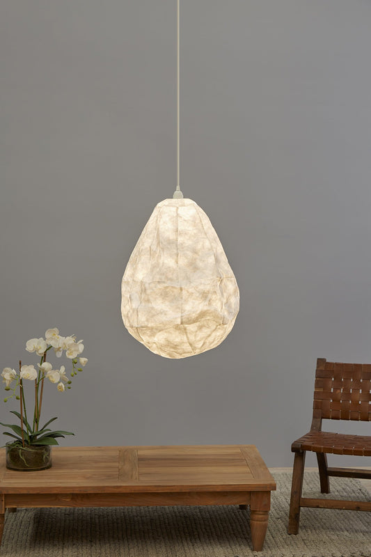 Altos - White - Teardrop Cloud Paper Pendant Light-abc