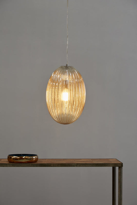 Costolette Medium Pendant Light - Champagne-abc
