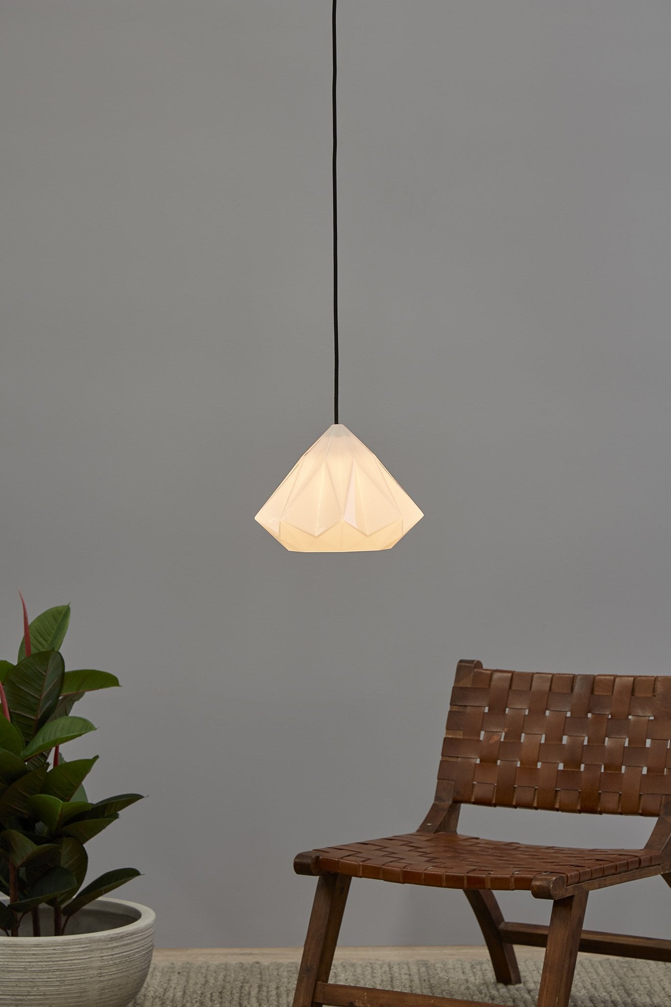 Graff Droplet Pendant Light - Opal White-abc