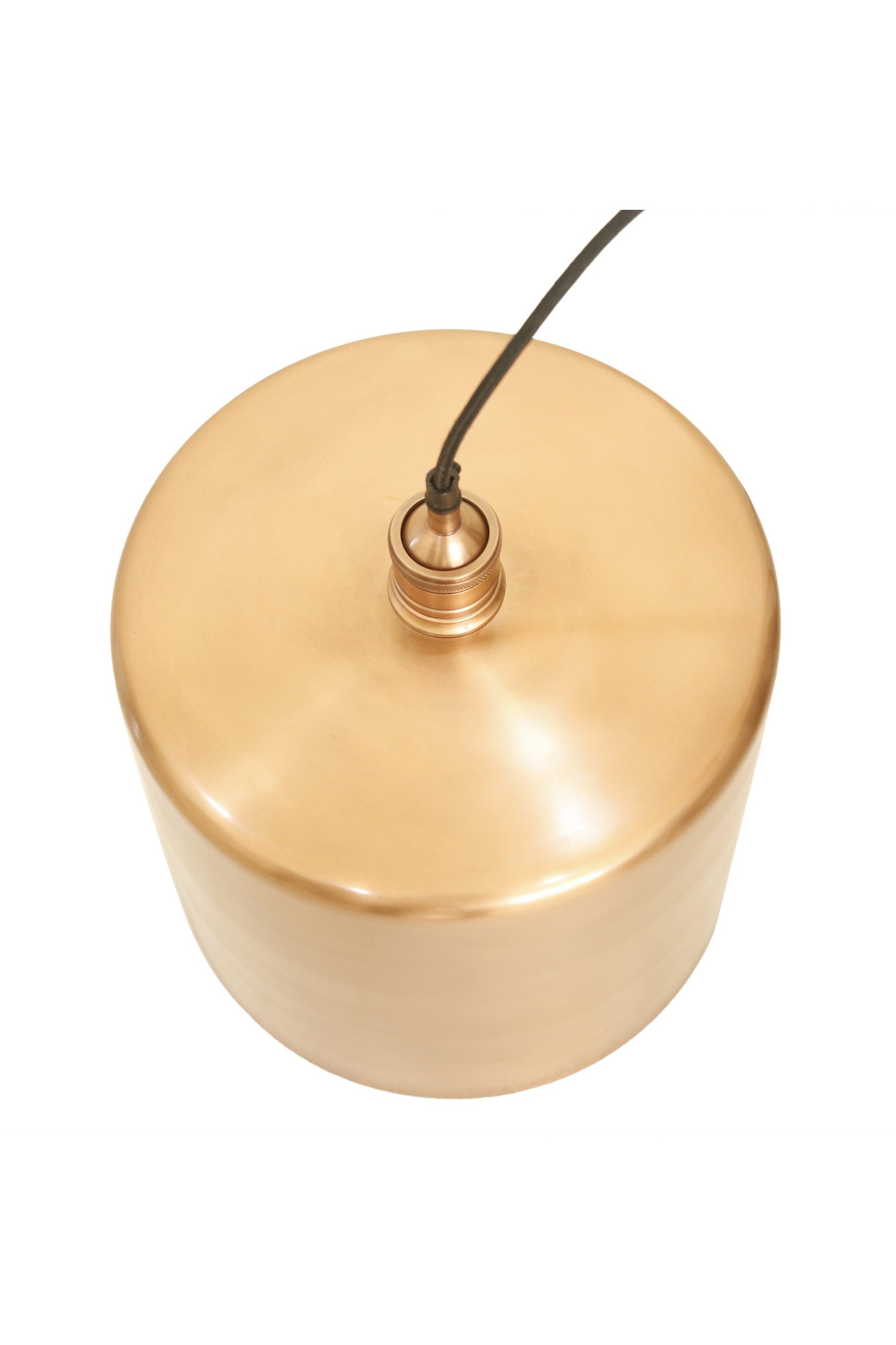 Zurich 2 Large - Antique Copper - Drum Pendant Light-abc