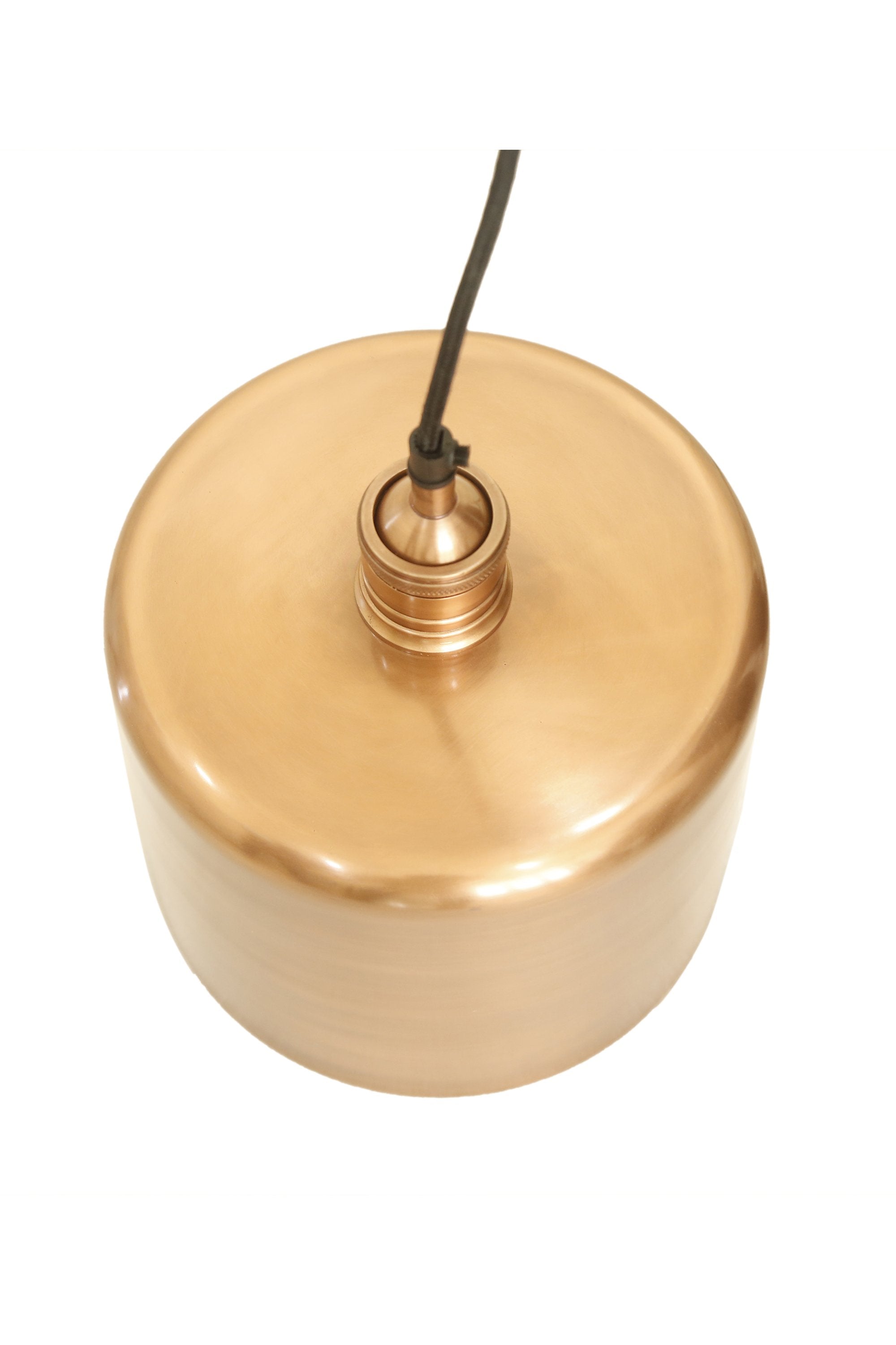 Zurich 2 Medium - Antique Copper - Drum Pendant Light-abc