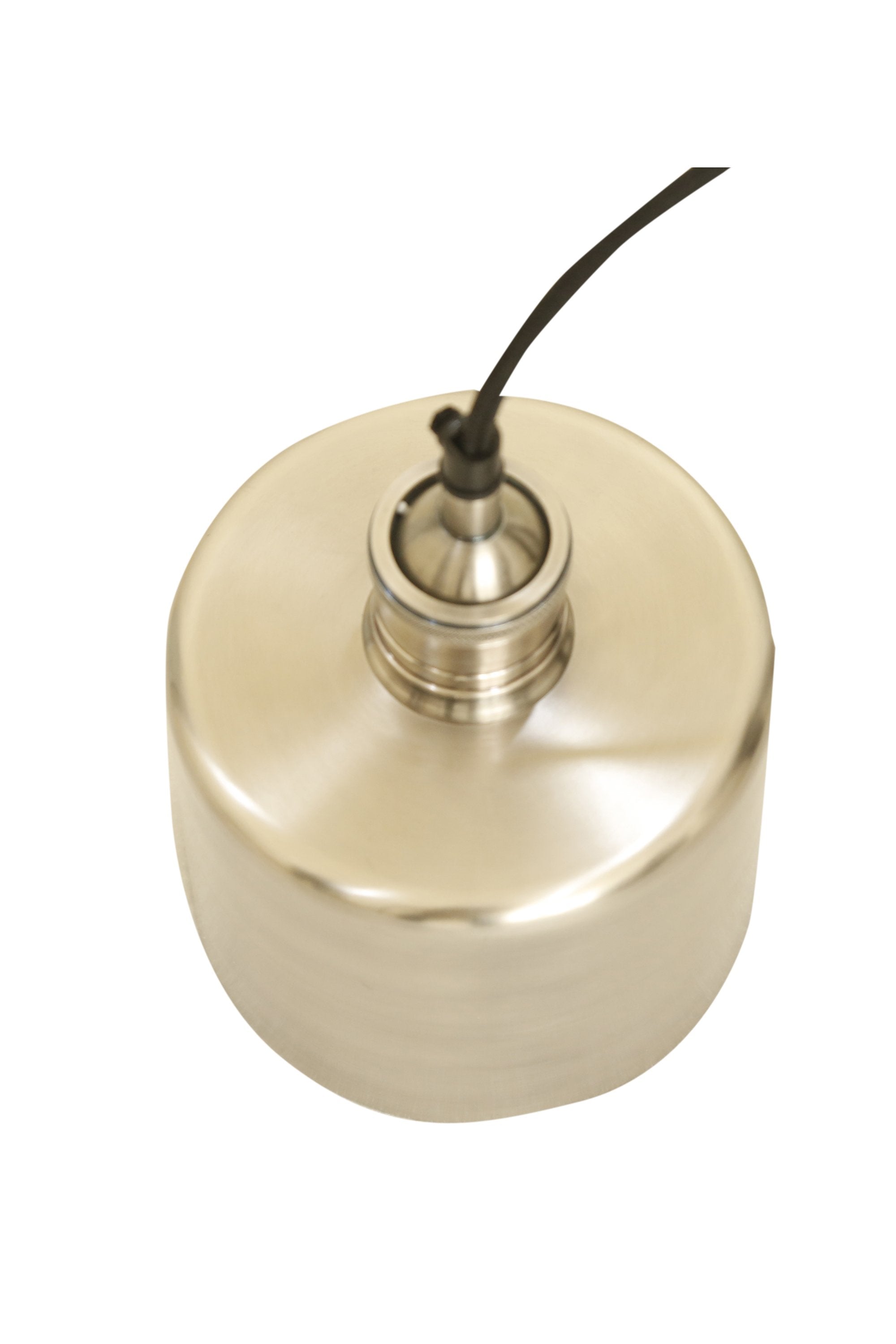 Zurich 2 Small - Antique Silver - Drum Pendant Light-abc