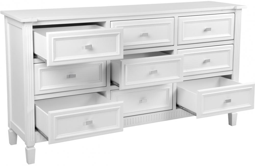 Merci Satin Finished Chest - White-abc