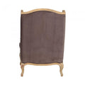 Grace Wingback Chair 85x91x105 Grey-abc