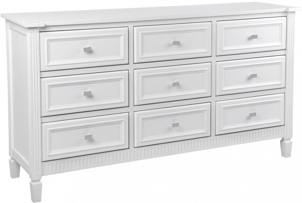 Merci Satin Finished Chest - White-abc