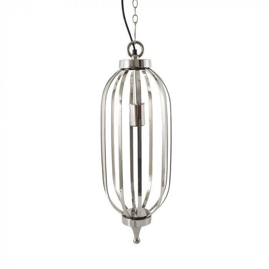 Cotton House hanging lamp in nickel-abc