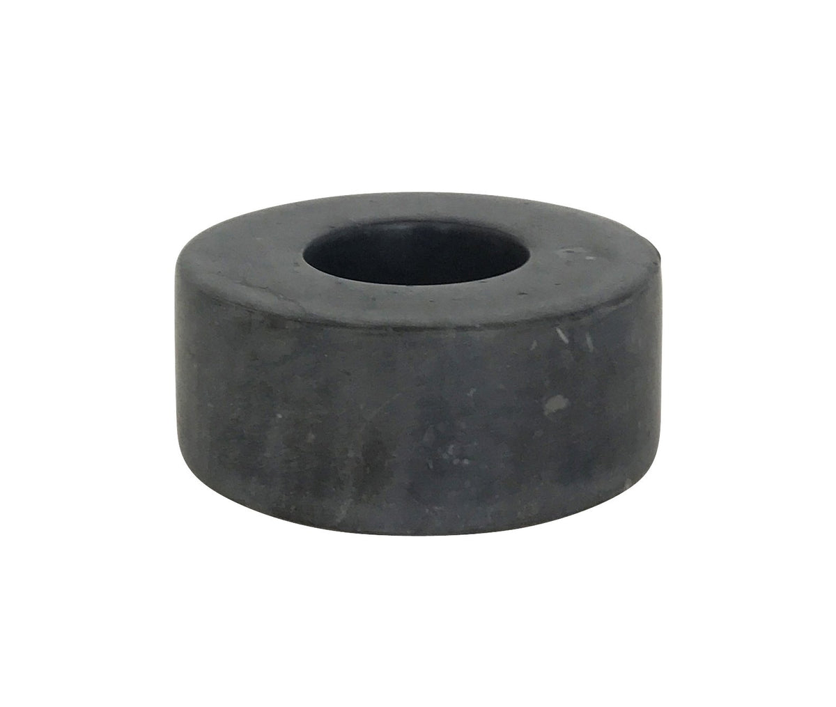 Agata Stone Votive - Black-abc
