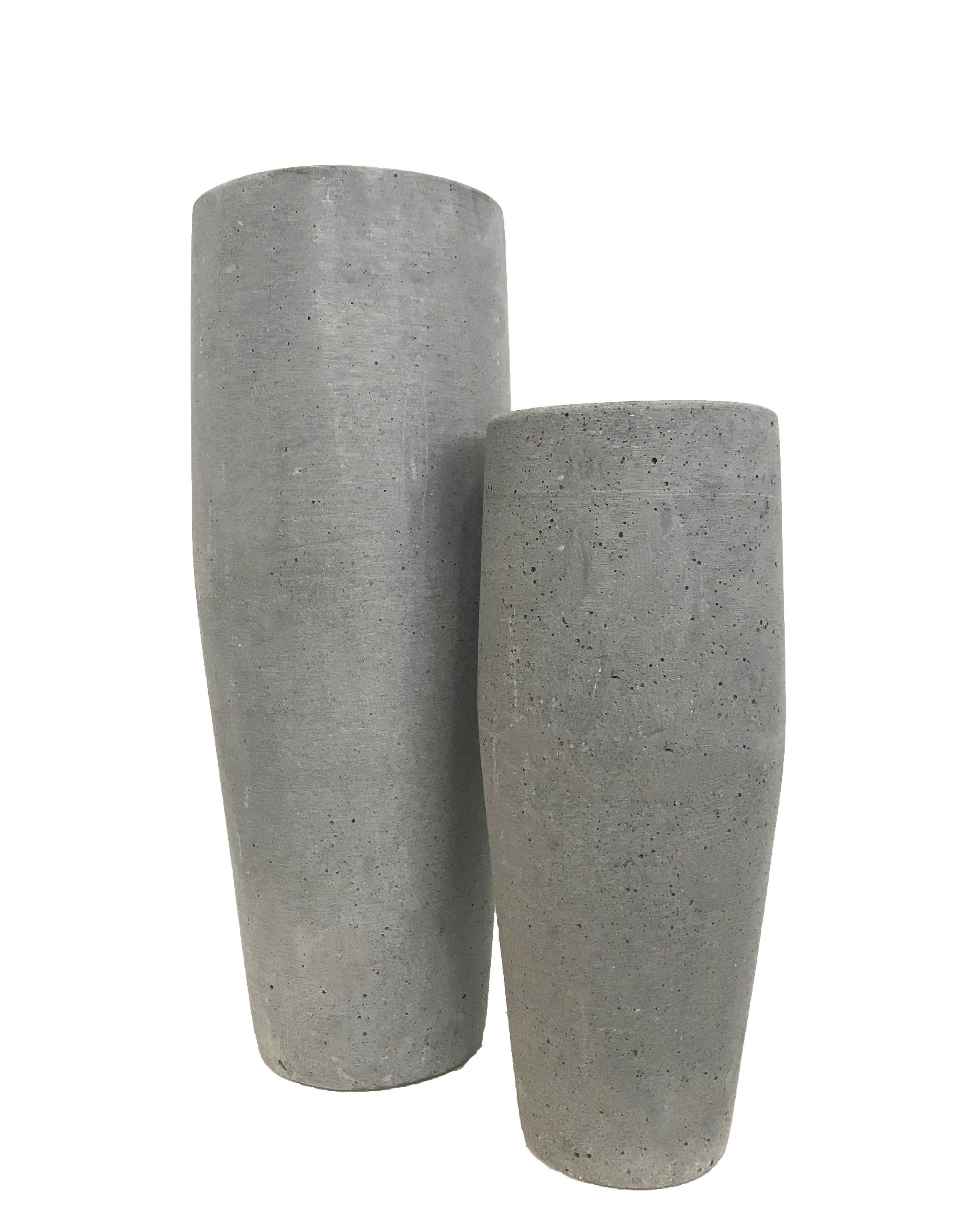 Ana Vase Small - Charcoal-abc